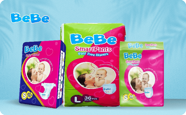 BeBe Pant Type Diapers Made in Malaysia - Online Store