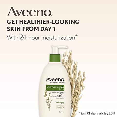 Aveeno Daily Moisturizing Lotion For Normal To Dry Skin, 354ml