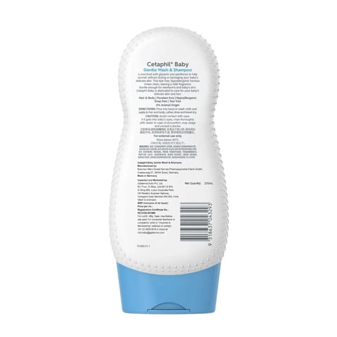 Cetaphil Baby Gentle Wash & Shampoo, 230 ml