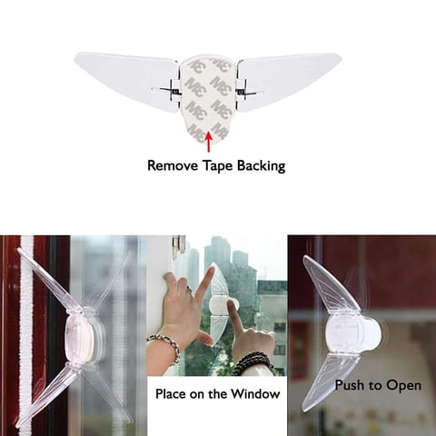 Safe-O-Kid-Butterfly Shaped Sliding Door Lock