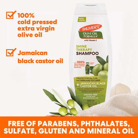 Palmer's Olive Oil Smoothing Shampoo for frizz-prone hari 400ml