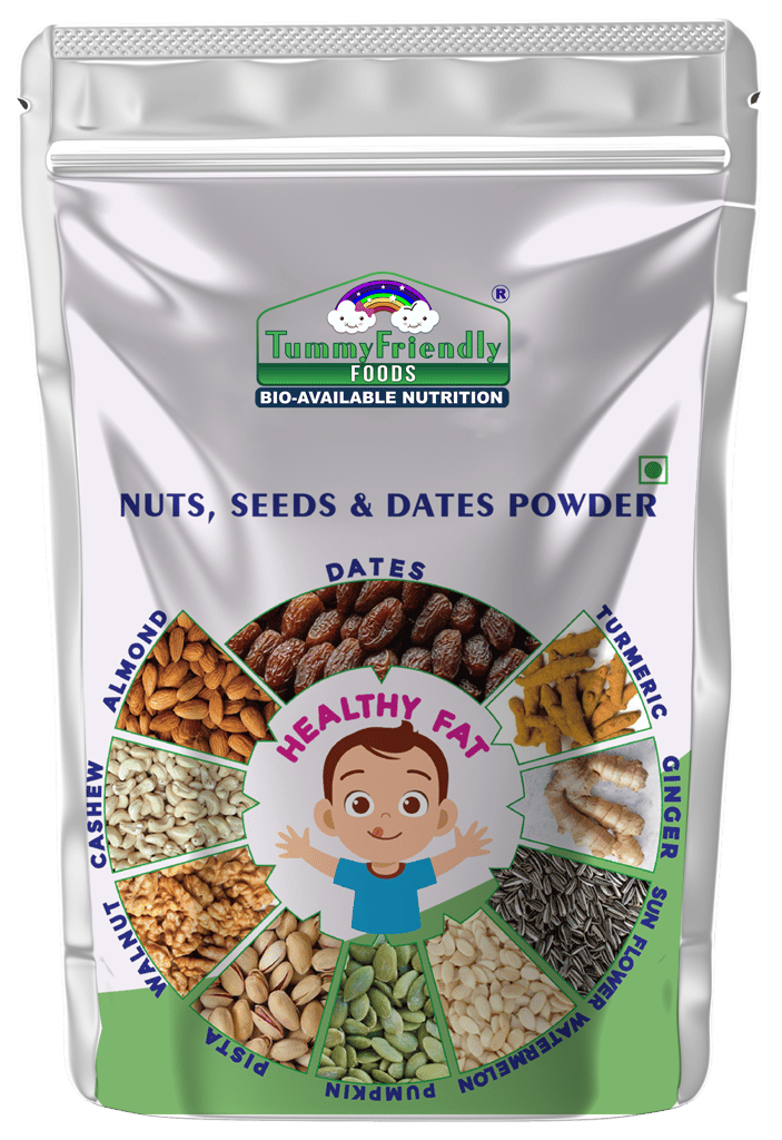 Tummy Friendly Foods Premium Nuts, Seeds and Dates Powder | Dry Fruits Powder for Baby - 200g Cereal (200 g, 8+ Months)