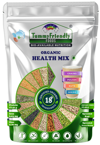 Tummy Friendly Foods Organic Health Mix for Kids and Adults. No Chemicals, No Pesticides 800 g