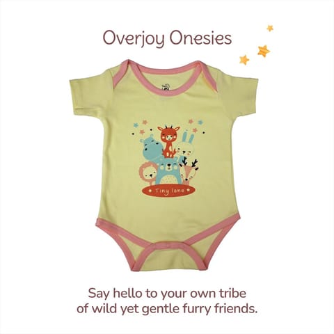 Tiny Lane Adorable Infant Onesies - Krescent Koala + Jolly Ride (Pack of 2)