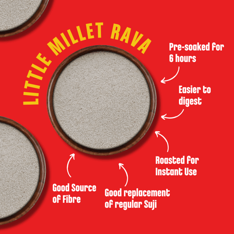 Early foods Little Millet Rava, 250g