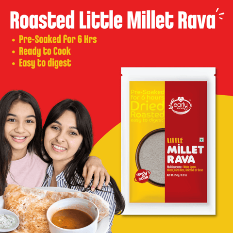 Early foods Little Millet Rava, 250g