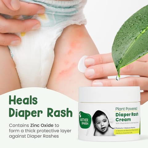 Mother Sparsh Plant Powered Diaper Rash Cream For Babies-50G