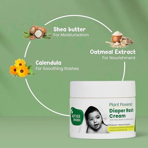 Mother Sparsh Plant Powered Diaper Rash Cream For Babies-50G