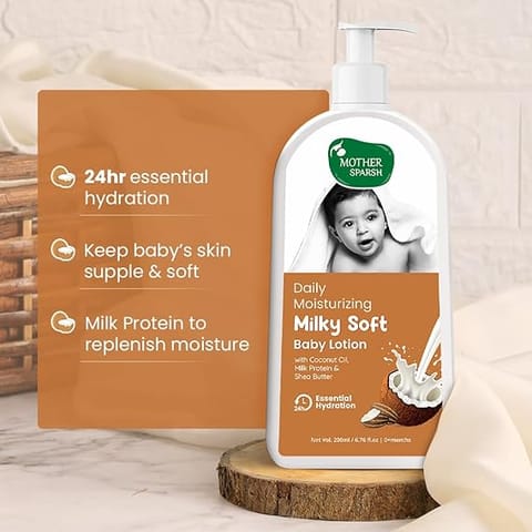 Mother Sparsh MS Milky Soft Baby Lotion 200ml