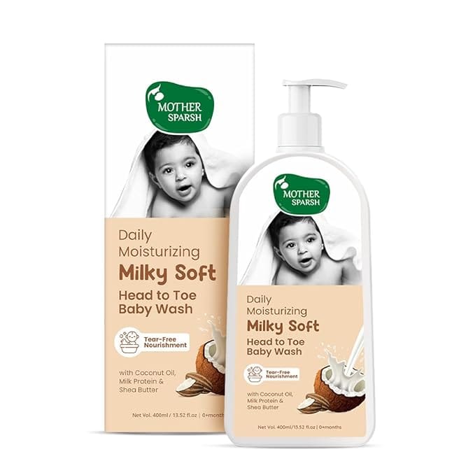 Mother Sparsh Milky Soft Baby Wash 200ml