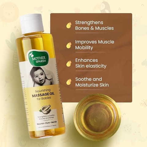 Mothersparsh Nourishing Massage Oil for Babies 200ml