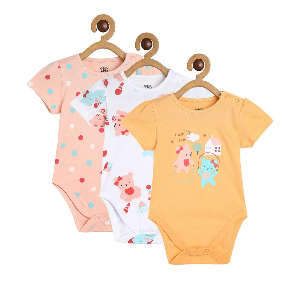 MINI KLUB NEW BORN AND BABY GIRLS MULTI BODY SUIT