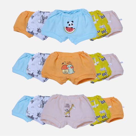 Snugkins 100% Cotton Bloomers Pack Of 15 - Bloomin' Buddies