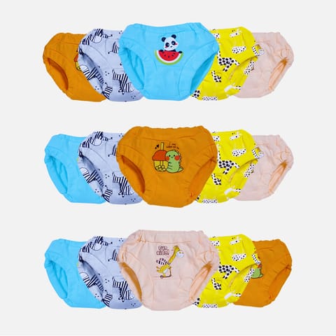 Snugkins 100% Cotton Underwear/Briefs Pack Of 15 - Tiny Tushies