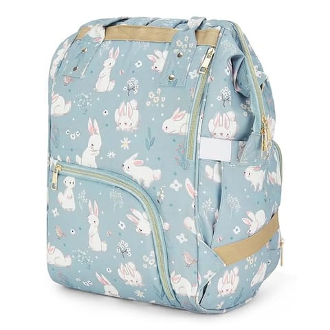 Haus And Kinder Diaper Bag - Pack of 1 | Art On Canvas Diaper Bag | Diaper Bag For New Born Baby | Diaper Bags For Mom For Travel | Diaper Bags For Mom