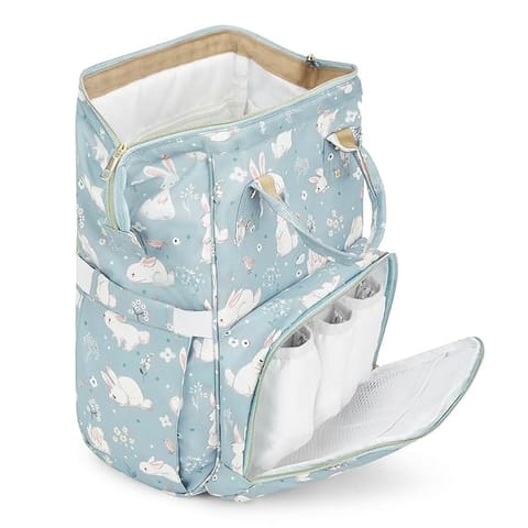 Haus And Kinder Diaper Bag - Pack of 1 | Art On Canvas Diaper Bag | Diaper Bag For New Born Baby | Diaper Bags For Mom For Travel | Diaper Bags For Mom