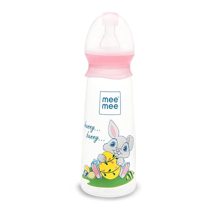 Mee Mee Eazy Flo Premium Baby Feeding Bottle (250 ml, Pink)