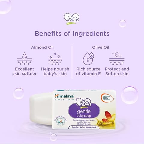 Himalaya GENTLE BABY SOAP 4X75G BUY 3 GET 1 FREE