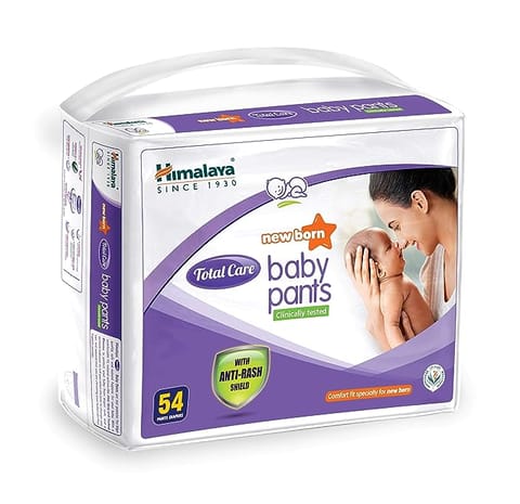 Himalaya NEW BORN TOTAL CARE BABY PANTS 54'S INDI