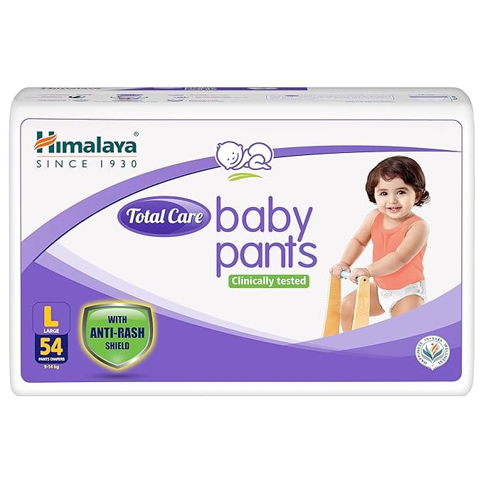 Himalaya TOTAL CARE BABY PANTS DIAPERS-L-54'S