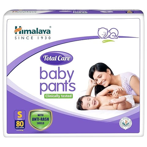 Himalaya TOTAL CARE BABY PANTS DIAPERS-S-80'S IND