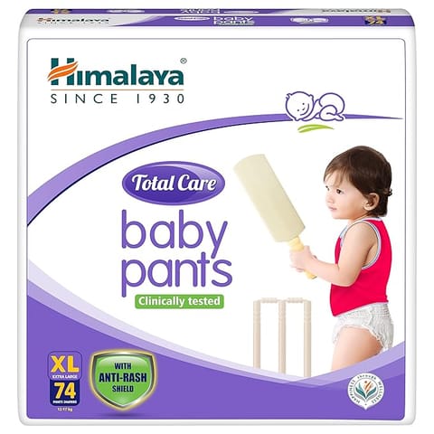 Himalaya TOTAL CARE BABY PANTS DIAPERS-XL-74S IND