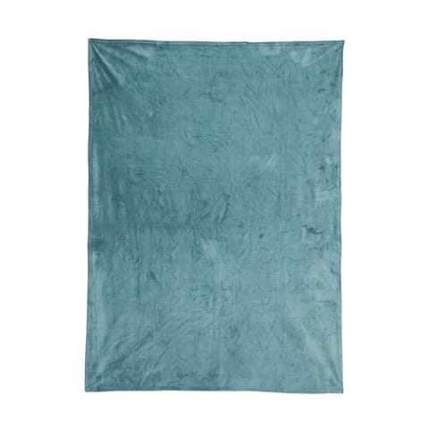 Chayim Soft Fabric Winter Wear Blanket-Mineral Blue (140*110cm)