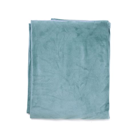 Chayim Soft Fabric Winter Wear Blanket-Mineral Blue (140*110cm)