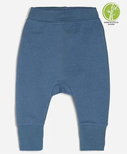 Chayim Baby Bamboo Cotton Expandable Knit Pant Blue