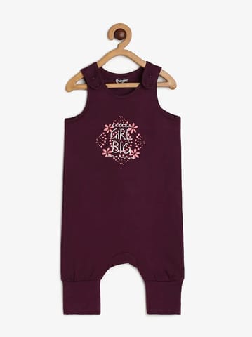 Chayim Baby Lowcrotch Dungaree Set Wine