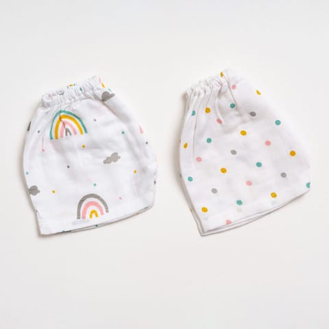 Aariro Muslin Shorts - Follow the Rainbow