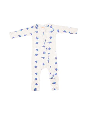Greendigo Infant Organic Bamboo Printed Sleepsuit for baby boys and baby girls