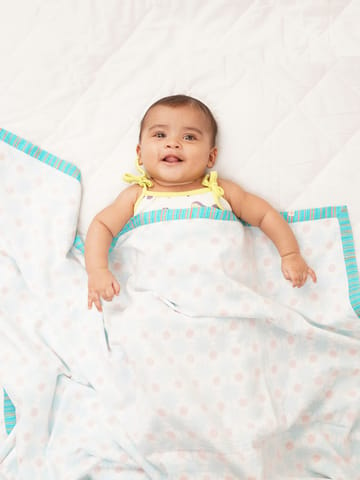 Greendigo Ultrasoft Muslin Dohar Blanket for new born babies