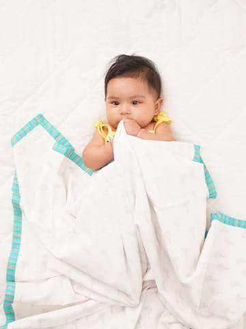 Greendigo Ultrasoft Muslin Dohar Blanket for new born babies