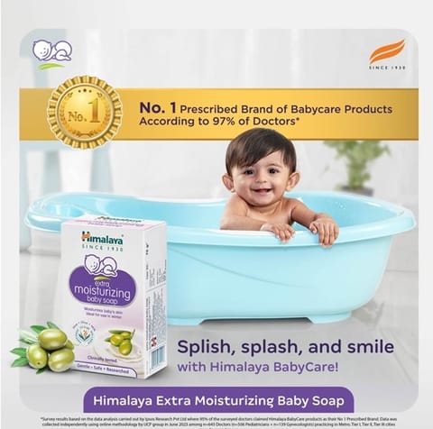 Himalaya EXTRA MOISTU BABY SOAP 125G BUY 2 INDIA