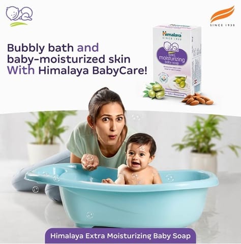 Himalaya EXTRA MOISTU BABY SOAP 125G BUY 2 INDIA