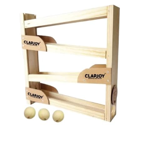 Clapjoy Wooden Ball Tracker for kids of age 1 years and Above