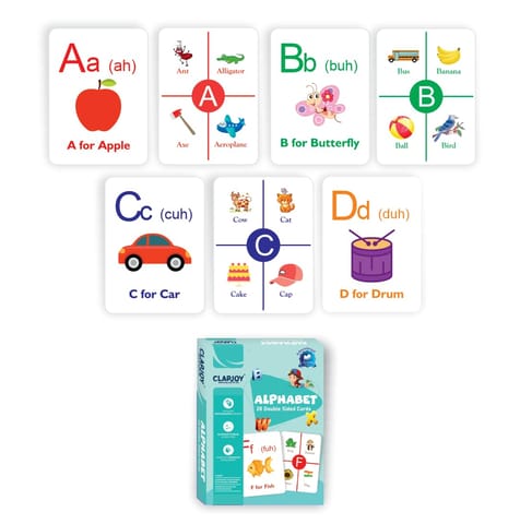 Clapjoy Combo set to 7 flash card for kids of age 2 years and Above