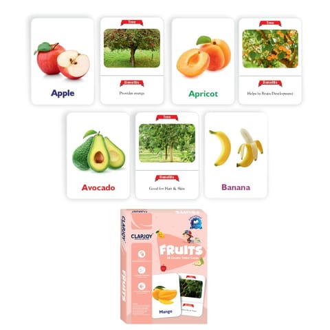 Clapjoy Combo set to 7 flash card for kids of age 2 years and Above