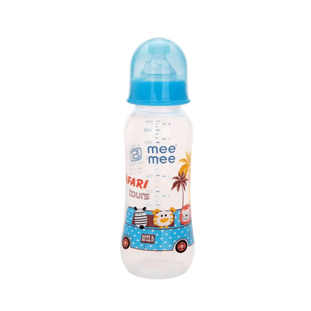 Mee Mee Premium Baby Feeding Bottle - 250 Ml MM-LP 9C BLU