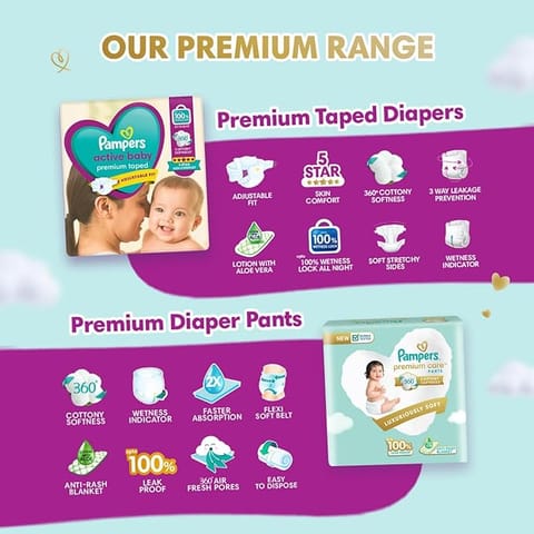 Pampers XL- Pack of 56 Active Baby NB Econ(12+Kg)