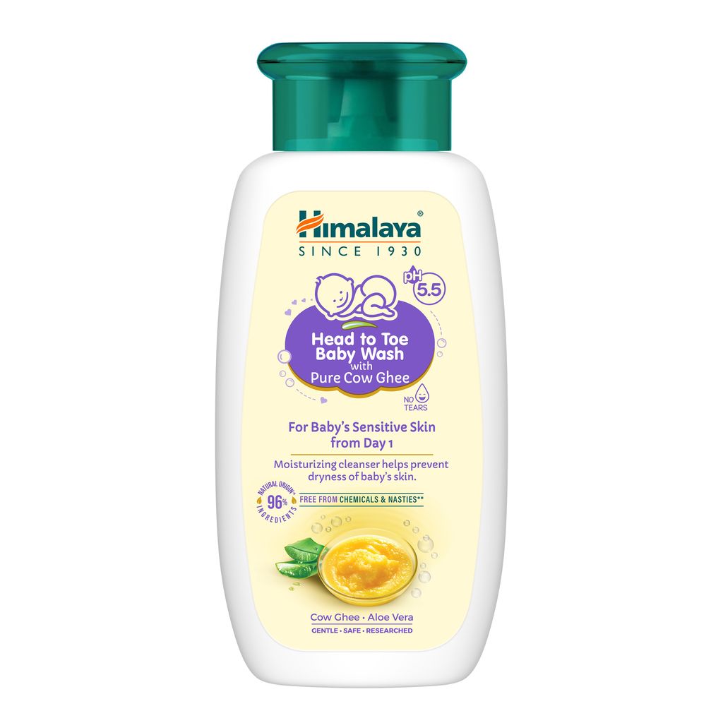 Himalaya Head to toe Baby wash with pure cow ghee