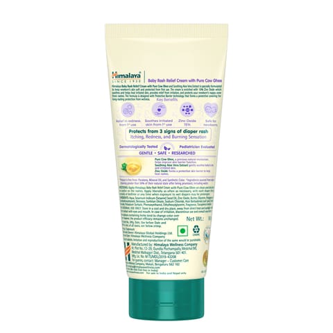 Himalaya Baby Rash relief cream with pure cow ghee