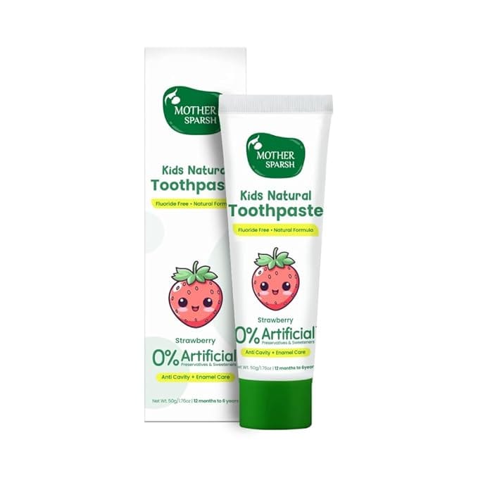 Mothersparsh Kids Natural Toothpaste Strawberry 50G