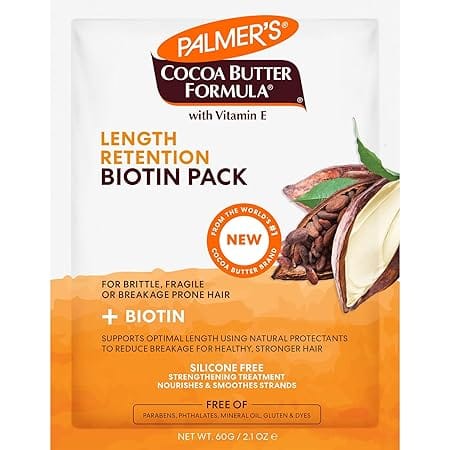 Palmer's Cocoa Butter & Biotin Length Retention Biotin Pack 60g