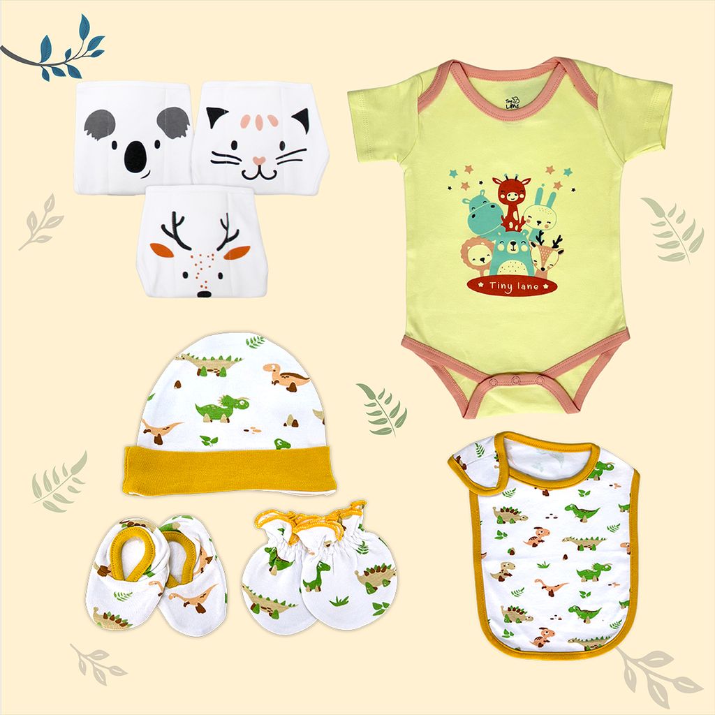 Tiny Lane Jungle Tribe Infant Gift Set | Pack of 8