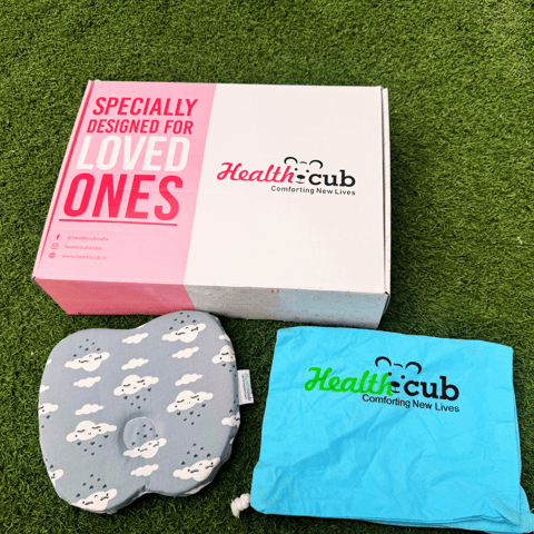 Healthcub TeddyCub Baby Pillow