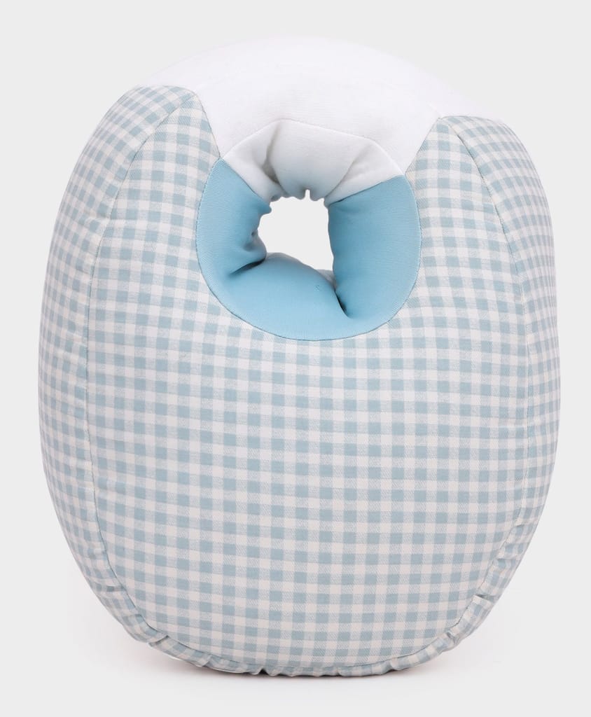 Mi Arcus Breast and Bottle Feeding Pillow for New Born Babies Infant  Nursing Feeding Pillow Blue Color