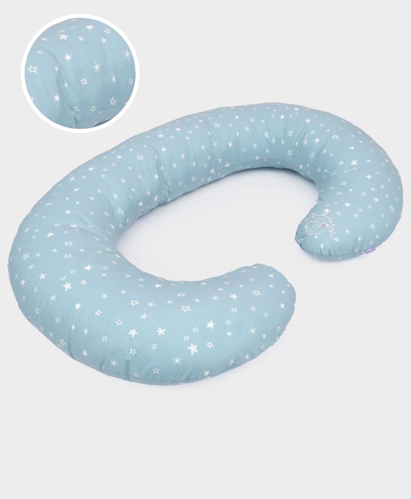 Mi Arcus Cotton Ultra Soft C Shape Maternity Pregnancy Pillow for Sleeping