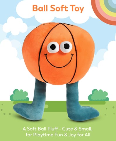 Mi Arcus Orange Ball Soft Toys for Kids